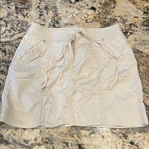 LOFT Beige Mini Skirt